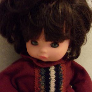 Vintage Doll EFFE Bambola Franca Made in Italy Soft & Vinyl 1960's